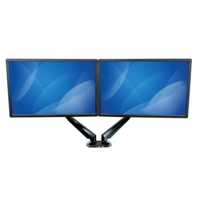StarTech.com ARMSLIMDUO Dvigubas monitoriaus laikiklis stalui – pilnas judesys – šarnyrinis