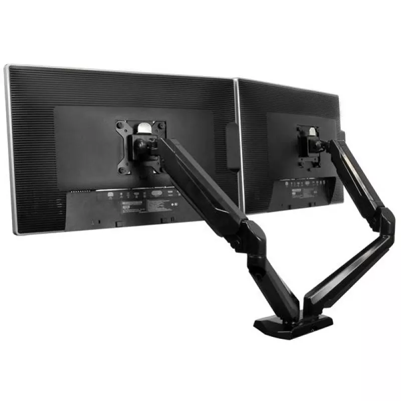 StarTech.com ARMSLIMDUO Dvigubas monitoriaus laikiklis stalui – pilnas judesys – šarnyrinis