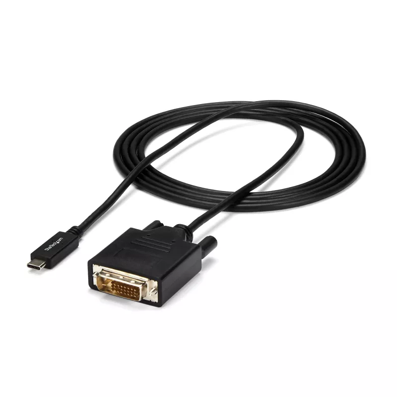 StarTech.com 2 m USB-C į DVI laidas - 1920 x 1200 - juodas