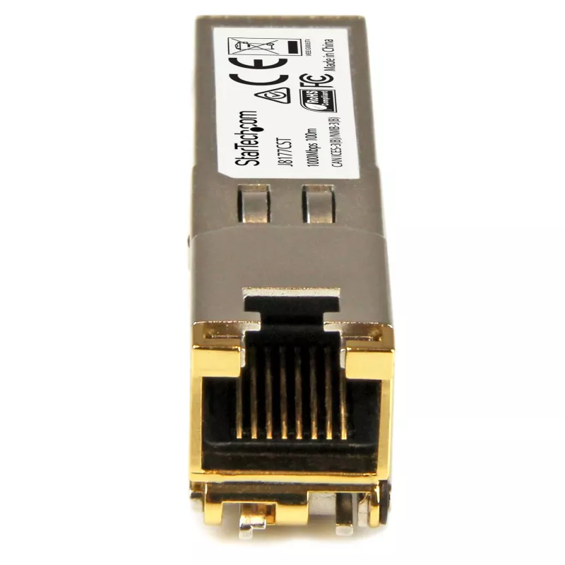 StarTech.com J8177C suderinamas SFP siųstuvas-imtuvas – 1000BASE-T, varinis, RJ45, 100 m
