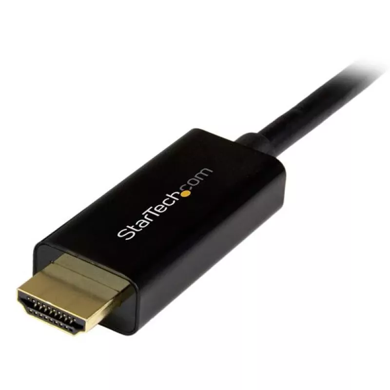 StarTech.com 16ft (5m) DisplayPort į HDMI laidas – 4K 30Hz – DisplayPort į HDMI adapterio laidas – DP 1.2 į HDMI monitoriaus laidas – fiksuojanti DP jungtis – pasyvus DP į HDMI laidas