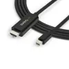 StarTech.com 10ft (3m) Mini DisplayPort į HDMI laidas - 4K 30Hz vaizdas - mDP į HDMI adapterio laidas - Mini DP arba Thunderbolt 1/2 Mac/PC prie HDMI monitoriaus/ekrano - mDP į HDMI keitiklio laidas