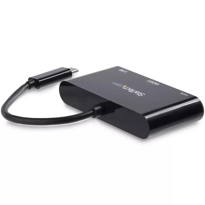 StarTech.com USB-C VGA kelių prievadų adapteris - USB 3.0 prievadas - 60W PD