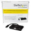 StarTech.com USB-C VGA kelių prievadų adapteris - USB 3.0 prievadas - 60W PD