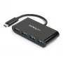 StarTech.com 4 prievadų USB-C šakotuvas – USB-C į 4x USB-A – USB 3.0 šakotuvas – 5 Gbps – maitinamas iš magistralės