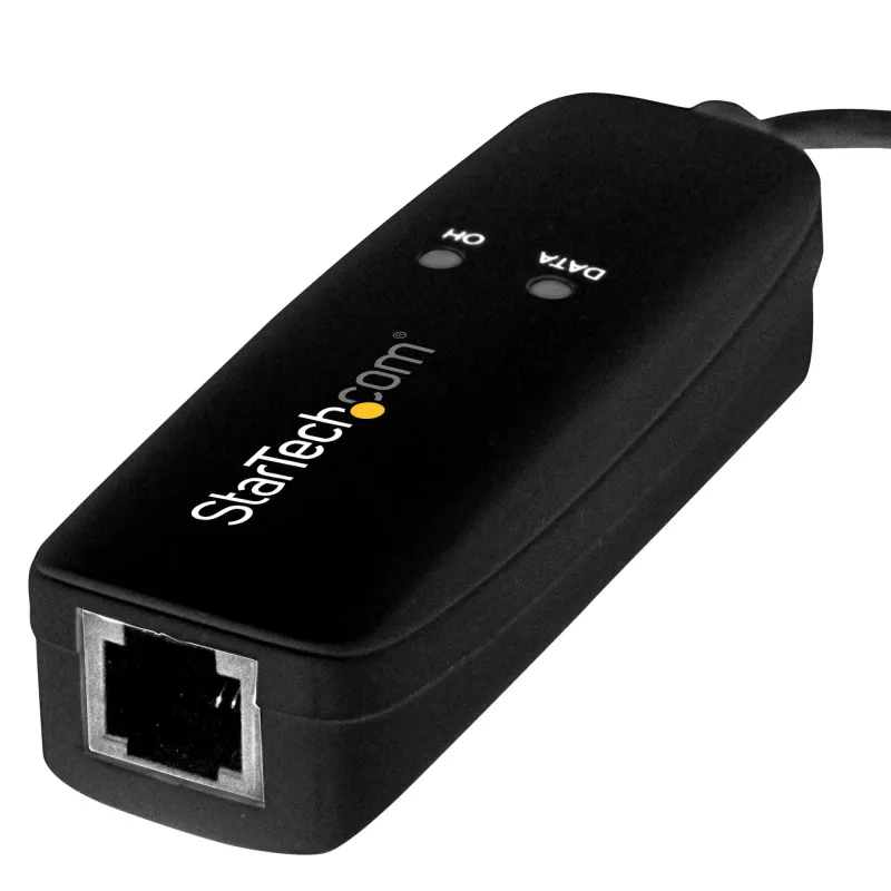 StarTech.com USB 2.0 56K išorinis fax modemas, V.92, USB prie telefono lizdo, USB duomenų modemas, tinklo faksas/CMR/POS