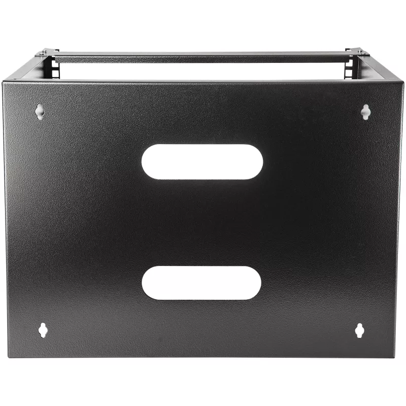 StarTech.com 8U sieninis tinklo stovas - 14 colių gylis (žemo profilio) - 19 colių skydo laikiklis sekliems serveriams ir IT įrangai, tinklo jungikliams - 80 svarų/36 kg keliamoji galia, juodas