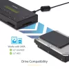 StarTech.com 4 lizdų SSD/HDD diskų trynimo įrenginys - 2,5 colio ir 3,5 colio SATA - atskiras, be kompiuterio veikiantis išorinis diskų sanitizeris - 9 trynimo režimai - RS232 spausdintuvo prievadas - NIST/DOD ir TAA atitiktis
