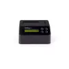 StarTech.com Vieno lizdo kietojo disko trynimo įrenginys, atskiras HDD/SSD sanitizer, 4Kn, USB 3.0 į SATA III (6 Gbps), 9 trynimo režimai, LCD ekranas, saugus kietojo disko trynimo dokas, DB-9 spausdintuvo prievadas, TAA atitiktis