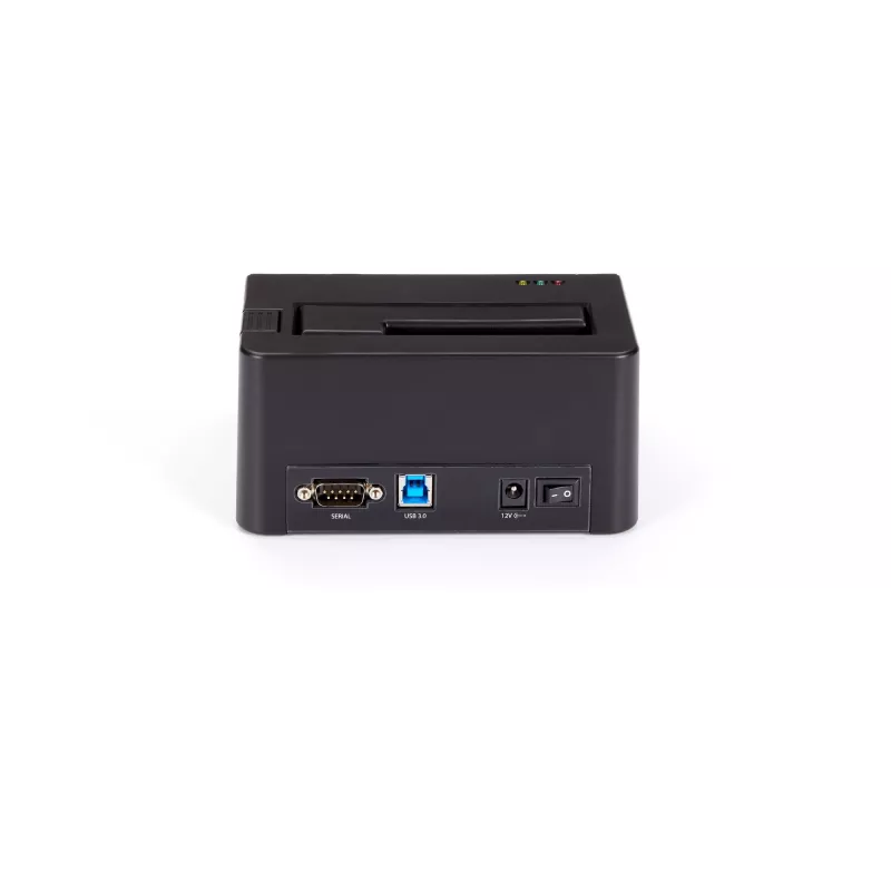 StarTech.com Vieno lizdo kietojo disko trynimo įrenginys, atskiras HDD/SSD sanitizer, 4Kn, USB 3.0 į SATA III (6 Gbps), 9 trynimo režimai, LCD ekranas, saugus kietojo disko trynimo dokas, DB-9 spausdintuvo prievadas, TAA atitiktis