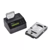 StarTech.com Vieno lizdo kietojo disko trynimo įrenginys, atskiras HDD/SSD sanitizer, 4Kn, USB 3.0 į SATA III (6 Gbps), 9 trynimo režimai, LCD ekranas, saugus kietojo disko trynimo dokas, DB-9 spausdintuvo prievadas, TAA atitiktis