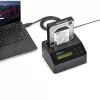 StarTech.com Vieno lizdo kietojo disko trynimo įrenginys, atskiras HDD/SSD sanitizer, 4Kn, USB 3.0 į SATA III (6 Gbps), 9 trynimo režimai, LCD ekranas, saugus kietojo disko trynimo dokas, DB-9 spausdintuvo prievadas, TAA atitiktis