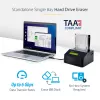 StarTech.com Vieno lizdo kietojo disko trynimo įrenginys, atskiras HDD/SSD sanitizer, 4Kn, USB 3.0 į SATA III (6 Gbps), 9 trynimo režimai, LCD ekranas, saugus kietojo disko trynimo dokas, DB-9 spausdintuvo prievadas, TAA atitiktis