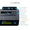 StarTech.com Vieno lizdo kietojo disko trynimo įrenginys, atskiras HDD/SSD sanitizer, 4Kn, USB 3.0 į SATA III (6 Gbps), 9 trynimo režimai, LCD ekranas, saugus kietojo disko trynimo dokas, DB-9 spausdintuvo prievadas, TAA atitiktis