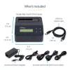 StarTech.com Vieno lizdo kietojo disko trynimo įrenginys, atskiras HDD/SSD sanitizer, 4Kn, USB 3.0 į SATA III (6 Gbps), 9 trynimo režimai, LCD ekranas, saugus kietojo disko trynimo dokas, DB-9 spausdintuvo prievadas, TAA atitiktis