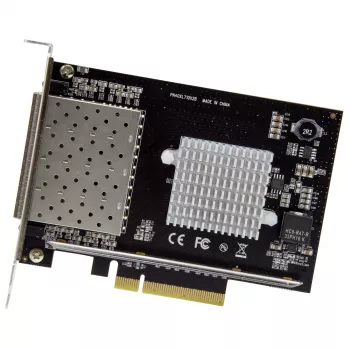 StarTech.com keturių prievadų 10G SFP+ tinklo plokštė - Intel XL710 atviras SFP+ konverguotas adapteris - PCIe 10 gigabitų Ethernet serverio NIC - 10GbE šviesolaidinė LAN kortelė - Dell PowerEdge HPE ProLiant