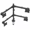 StarTech.com ARMQUAD stalinis keturių monitorių laikiklis - ergonomiškas VESA 4 monitorių tvirtinimas 2x2 iki 27 colių - sukamas ir reguliuojamo aukščio stovo laikiklis - pakreipimas/pasukimas/rotacija LCD/LED ekranams - spaustuvinis/įpjovos tvirtinimas