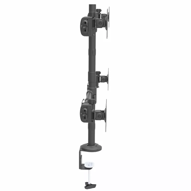 StarTech.com ARMQUAD stalinis keturių monitorių laikiklis - ergonomiškas VESA 4 monitorių tvirtinimas 2x2 iki 27 colių - sukamas ir reguliuojamo aukščio stovo laikiklis - pakreipimas/pasukimas/rotacija LCD/LED ekranams - spaustuvinis/įpjovos tvirtinimas