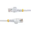 StarTech.com Cat5e Ethernet Patch Laidas su Snagless RJ45 Jungtimis - 0,5 m, Baltas