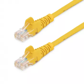 StarTech.com Cat5e Ethernet Patch Laidas su Snagless RJ45 Jungtimis - 0,5 m, Geltona