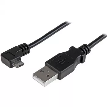 StarTech.com USB-A į Micro-USB įkrovimo ir sinchronizavimo kabelis, stačiakampis, 24 AWG, 0,5 m