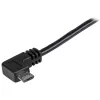 StarTech.com USB-A į Micro-USB įkrovimo ir sinchronizavimo kabelis, stačiakampis, 24 AWG, 0,5 m