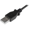 StarTech.com USB-A į Micro-USB įkrovimo ir sinchronizavimo kabelis, stačiakampis, 24 AWG, 0,5 m