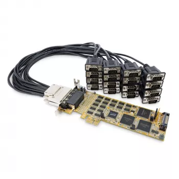 StarTech.com 16 prievadų mažo profilio RS232 PCI Express serijinė kortelė
