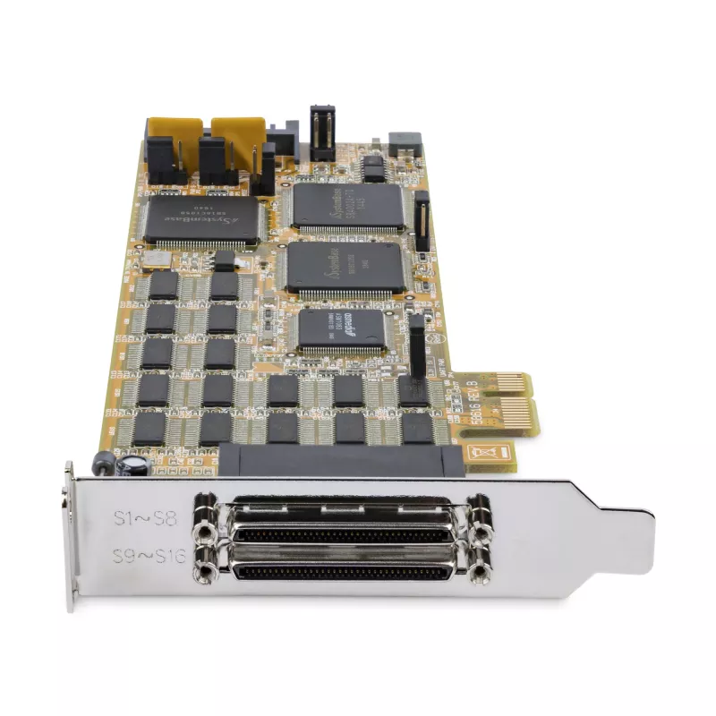 StarTech.com 16 prievadų mažo profilio RS232 PCI Express serijinė kortelė