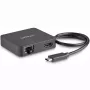 StarTech.com USB-C kelių prievadų adapteris – nešiojamas USB-C mini dokas 4K HDMI vaizdui, Gigabit Ethernet, USB 3.0 šakotuvas (1x USB-A, 1x USB-C) – USB Type-C kelių prievadų adapteris, suderinamas su Thunderbolt 3