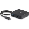 StarTech.com USB-C kelių prievadų adapteris – nešiojamas USB-C mini dokas 4K HDMI vaizdui, Gigabit Ethernet, USB 3.0 šakotuvas (1x USB-A, 1x USB-C) – USB Type-C kelių prievadų adapteris, suderinamas su Thunderbolt 3