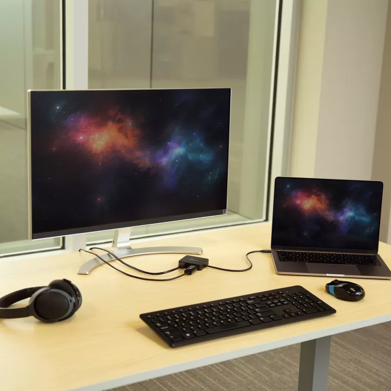 StarTech.com USB-C kelių prievadų adapteris – nešiojamas USB-C mini dokas 4K HDMI vaizdui, Gigabit Ethernet, USB 3.0 šakotuvas (1x USB-A, 1x USB-C) – USB Type-C kelių prievadų adapteris, suderinamas su Thunderbolt 3