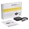 StarTech.com USB-C kelių prievadų adapteris – nešiojamas USB-C mini dokas 4K HDMI vaizdui, Gigabit Ethernet, USB 3.0 šakotuvas (1x USB-A, 1x USB-C) – USB Type-C kelių prievadų adapteris, suderinamas su Thunderbolt 3