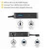 StarTech.com USB-C kelių prievadų adapteris – nešiojamas USB-C mini dokas 4K HDMI vaizdui, Gigabit Ethernet, USB 3.0 šakotuvas (1x USB-A, 1x USB-C) – USB Type-C kelių prievadų adapteris, suderinamas su Thunderbolt 3