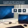 StarTech.com USB-C kelių prievadų adapteris – nešiojamas USB-C mini dokas 4K HDMI vaizdui, Gigabit Ethernet, USB 3.0 šakotuvas (1x USB-A, 1x USB-C) – USB Type-C kelių prievadų adapteris, suderinamas su Thunderbolt 3