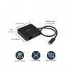 StarTech.com USB-C kelių prievadų adapteris – nešiojamas USB-C mini dokas 4K HDMI vaizdui, Gigabit Ethernet, USB 3.0 šakotuvas (1x USB-A, 1x USB-C) – USB Type-C kelių prievadų adapteris, suderinamas su Thunderbolt 3