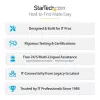 „StarTech.com“ 4K HDMI per IP plėtiklio rinkinys su vaizdo valdymo programa, keičiamo dydžio AV per IP su „AVoIP“ vaizdo sienele