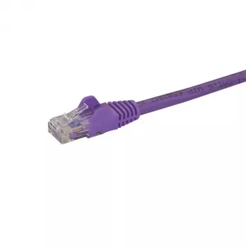 StarTech.com 5m CAT6 Ethernet kabelis - Violetinis CAT 6 Gigabit Ethernet laidas - 250MHz 100W PoE RJ45 UTP tinklo/prijungimo kabelis be užkabų, su įtempimo mažinimu, individualiai išbandytas