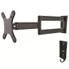 StarTech.com Sieninis monitoriaus laikiklis su dvigubu pasukimu, 15 kg, 33 cm (13 col.), 68,6 cm (27 col.), 75 x 75 mm, 100 x 100 mm, juodas