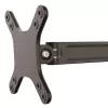 StarTech.com Sieninis monitoriaus laikiklis su dvigubu pasukimu, 15 kg, 33 cm (13 col.), 68,6 cm (27 col.), 75 x 75 mm, 100 x 100 mm, juodas