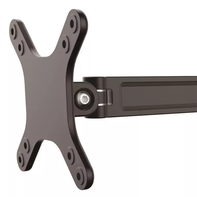 StarTech.com Sieninis monitoriaus laikiklis su dvigubu pasukimu, 15 kg, 33 cm (13 col.), 68,6 cm (27 col.), 75 x 75 mm, 100 x 100 mm, juodas