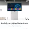 StarTech.com TV lubinis laikiklis – pilno judesio universalus kabinamas vieno ekrano laikiklis su reguliuojamu teleskopiniu strypu – pakreipimas / pasukimas – VESA laikiklis 32”–75 colių ekranams