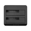 StarTech.com dviejų lizdų USB 3.0 į SATA kietojo disko dokų stotelė, USB kietojo disko dokas, išorinė 2,5/3,5 colio SATA I/II/III SSD/HDD dokų stotelė, karštai keičiami kietojo disko lizdai, įkrovimas iš viršaus