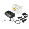 StarTech.com 4-jų lizdų USB į SATA standžiųjų diskų dokas, USB 10 Gbps, išorinis 2,5 colio ir 3,5 colio SSD / HDD dokas, SATA III, karštas keitimas, viršutinis įkrovimas