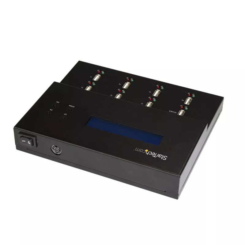 StarTech.com USB atmintinių kopijavimo ir trynimo įrenginys 1:7, 1,5 GB/min, LCD