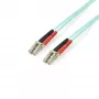 StarTech.com 3 m (10 pėdų) LC/UPC į LC/UPC OM4 daugiamodis šviesolaidinis kabelis, 50/125 µm LOMMF/VCSEL zipcord, 100G, maži įterpimo nuostoliai - LSZH šviesolaidinis trumpiklis