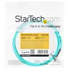 StarTech.com 3 m (10 pėdų) LC/UPC į LC/UPC OM4 daugiamodis šviesolaidinis kabelis, 50/125 µm LOMMF/VCSEL zipcord, 100G, maži įterpimo nuostoliai - LSZH šviesolaidinis trumpiklis