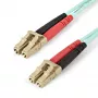 StarTech.com 5 m (16,4 pėdos) LC/UPC – LC/UPC OM4 daugiamodis šviesolaidinis kabelis, 50/125 µm LOMMF/VCSEL zipcord, 100G, maži įterpimo nuostoliai – LSZH šviesolaidinis trumpiklis