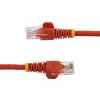 StarTech.com Cat5e Ethernet Patch Laidas su Snagless RJ45 Jungtimis - 10 m, Raudona