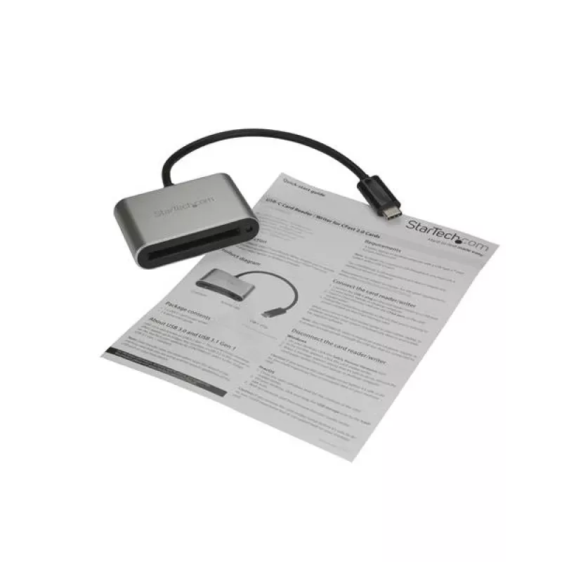 StarTech.com USB 3.0 kortelių skaitytuvas/rašytuvas CFast 2.0 kortelėms – USB-C